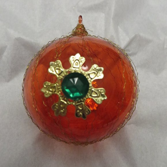 BEAUTIFUL Blown Glass Red Ornaments - Germany - Picture 6 of 9